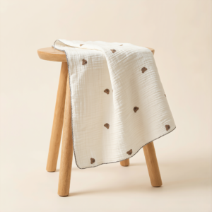 3 Layer Gauze Blanket - Brown Bears