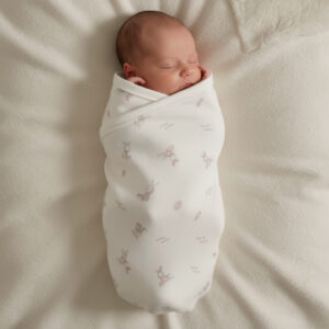 Swaddle Wrap - Pink Rabbits
