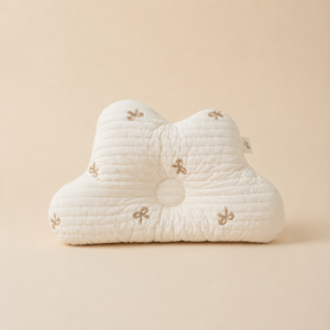 Anti-Flat Head Pillow - Brown Ribbons
